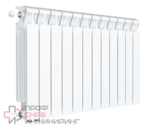 Радиатор биметаллический Rifar Monolit Ventil 500/12, правое подключение, 50 мм (без H-образного узла)