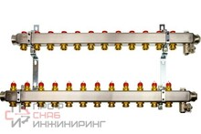 Комплект коллекторов Danfoss SSM-11 с кронштейнами для 11 контуров