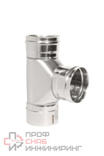 Тройник Теплов и Сухов 87 d 115 толщина 0,5 нержавеющая сталь