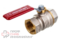 Кран шаровой, R910, DADO, 3/4", ВВ, ручка-рычаг красный, никелированный Giacomini