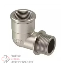 Угольник РосТурПласт лат Ду15 м/р никель 25182