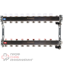 Коллектор из нержавеющей стали ROMMER RMS-3201 9 выходов