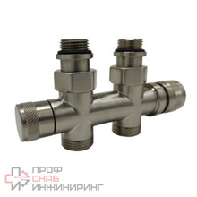 Узел нижнего подключения SR Rubinetterie Tondera прямой 1/2"х3/4"Е никель матовый