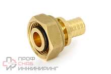 Муфта аксиальная-В Uni-fitt 20 x 3/4"ЕК с накидной гайкой