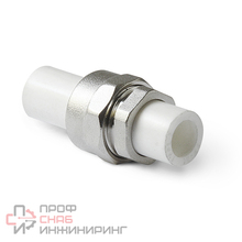 Соединения Pro Aqua разъемные белые Dn 20 х 3/4″