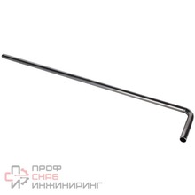 Отвод безраструбный Rommer 90° НПр-НПр 15х100х600 из нержавеющей стали