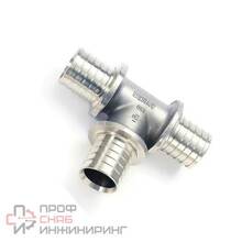 Тройник 17-10-17, Rehau RAUTHERM, надв.гильза-надв.гильза, латунь (цинк)