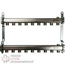 Коллектор распределительный для радиаторной разводки Stout 1х3/4 на 9 выходов