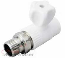 Кран шаровой VALFEX 25х1/2 дюйма НР прям д/рад 10149125 107-3706