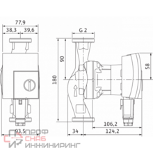 Насос Wilo Yonos PICO 30/1-4 В 1'1/4