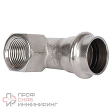 Угольник-переходник Rommer ВПр-ВР 22х1/2 из нержавеющей стали