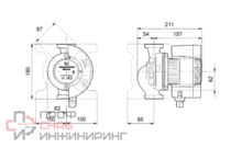 Насос циркуляционный MAGNA 25-40 Grundfos
