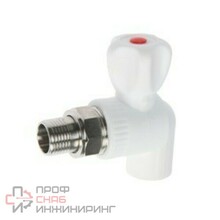Кран шаровой радиаторный угловой Frap 20 x 1/2" НР, латунный
