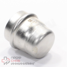 Заглушка WAAG Heavy Inox 35 пресс сталь нержавеющая