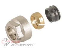 Резьбозажимное 15-3/4", Sanext, обжим-резьба, вн., латунь, евроконус