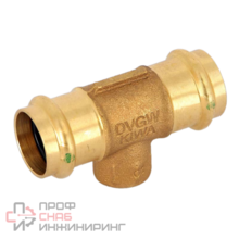 Тройник ВР бронзовый Profipress с контуром безопасности SC-CONTUR DN28х1/2"х28, модель 2717,2