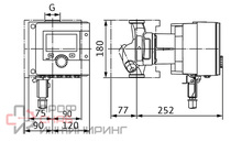 Насос Wilo Stratos MAXO 25/0,5-8-R7