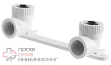 Угольник комбинированный с креплением Pro Aqua Двойной BP 20 - 1/2