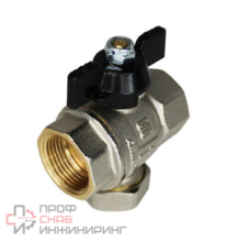 Кран шаровой с фильтром механической очистки 1 ВВ ручка-бабочка ELSEN