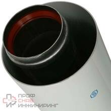 Элемент дымохода Stout DN60/100 труба коаксиальная 2000 мм п/м