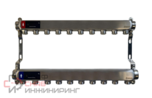 Коллектор WAAG 1"х3/4", 10 выходов, сталь нержавеющая