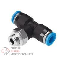 Тройник с цанговым зажимом и резьбой Festo QST-G1/2-16