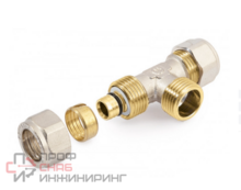 Тройник General Fittings 5300 20-1/2"-20 обжим-наружная