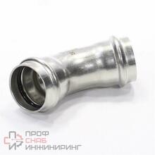 Отвод WAAG Heavy Inox 45° 35-35 пресс-пресс сталь нержавеющая