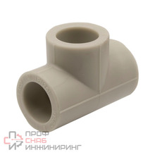 Тройник 20 EVER® plast серый