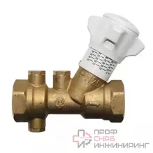 Клапан балансировочный ручной латунь R206B Ду50 Ру25 м/м Kvs25.5 Giacomini