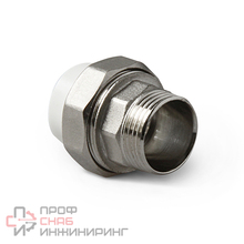 Муфта Pro Aqua PPR комбинированная разъемная с наружной резьбой DN 40 х 1 1/4″