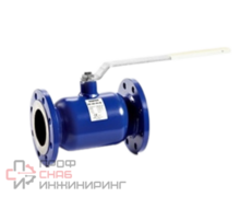 Шаровый кран Temper 09г2с полнопроходной DN 40 PN 40 фланцевые, рукоятка