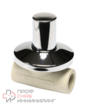 Проходной клапан под штукатурку с металлической крышкой 20 Wavin Ekoplastik SVEPLK020X