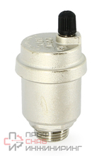 Воздухоотводчик автоматический 1/2", никелированный Uni-Fitt