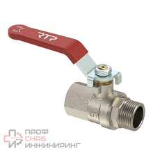 Кран шаровой РосТурПласт латунный вн/нар PN 40 рычаг G1/2''