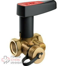 Клапан запорный Broen Ballorex Basic Ду20 Ру25 с дренажем