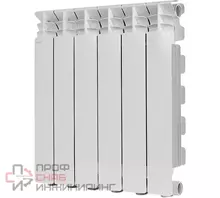 Радиатор отопления Stout SRA-3310-050008 STOUT GAMMA 500 8 секций радиатор алюминиевый боковое подключение (белый RAL 9010)