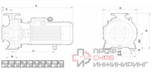 Моноблочный насос Wellmix NBW 80-65-200-18.5/2-380-G-BQQE