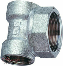 Тройник FAR конц. хром. для коллекторов 1"ВР х 1/2"ВР х 1/2"ВР