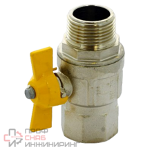 Кран Itap HВ 1' газовый полный проход бабочка LONDON