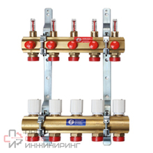 Сборный коллекторный узел Giacomini с расходомерами 1 1/4" x 18 /11