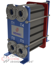 Теплообменник пластинчатый разборный Phoenix 16878 SAPR-7LH74-E-59