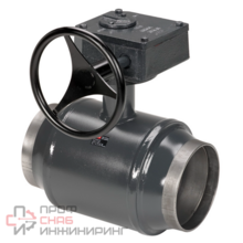 Кран шаровой Danfoss JIP Premium WW Ду250 Ру25 с редуктором