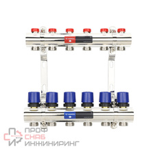 Коллекторные группы из латуни с регулирующими и балансировочными клапанами Varmega VM15806