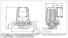 Циркуляционный насос Wellmix WRS 32-120 (180мм, 1скорость, 220V)