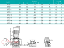 Насос Shimge BLT8-4, 1,5 кВт