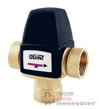 Клапан OGINT смес т/стат лат Ду20 Ру10 м/м Kvs2.1 30-65C в/ниж