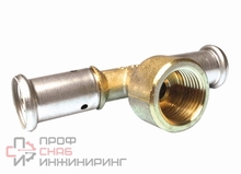 Тройник 26-3/4"-26 Henco P 13 пресс-резьба вн. латунь