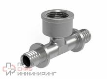 Тройник с внутренней резьбой 25×3/4"×25