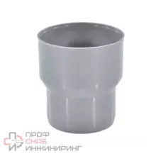 Переход РосТурПласт PP-H на чугун сер б/н Дн75х50 б/манжеты 36406